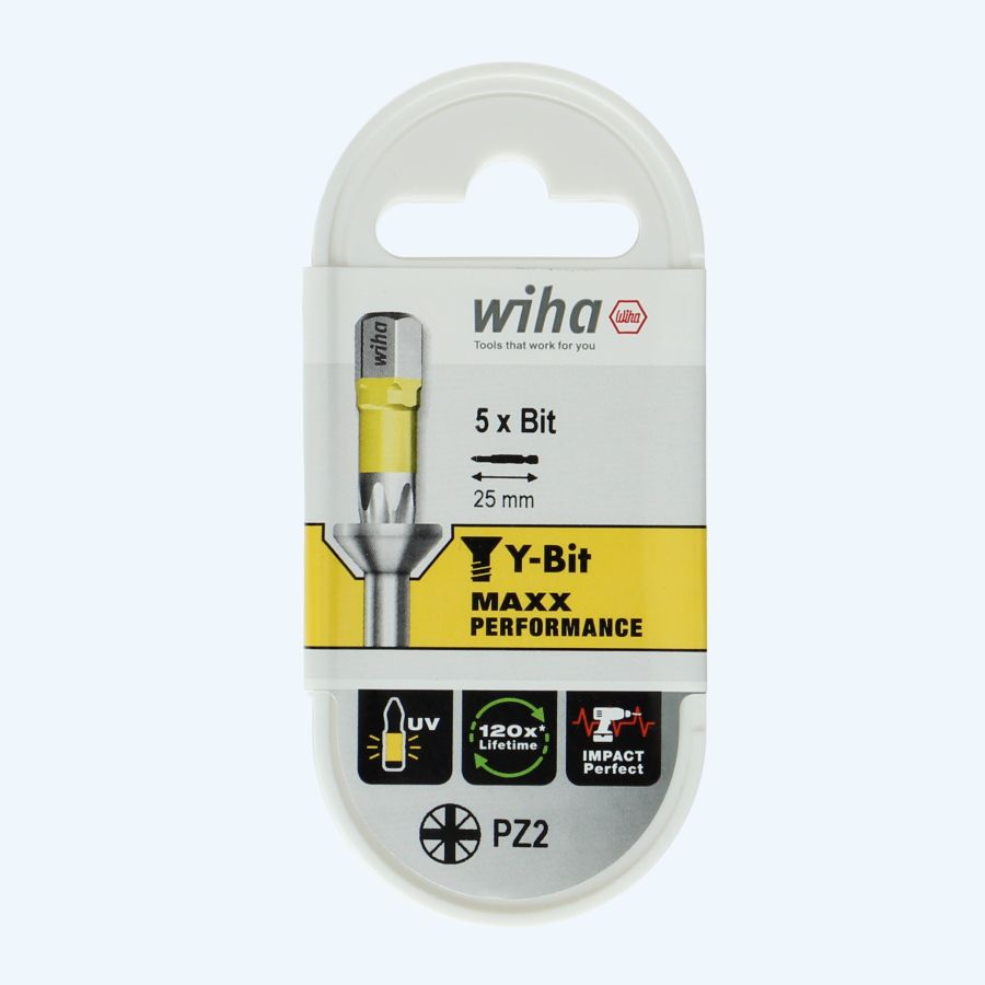 5 stuks Wiha Y-bit PZ 2