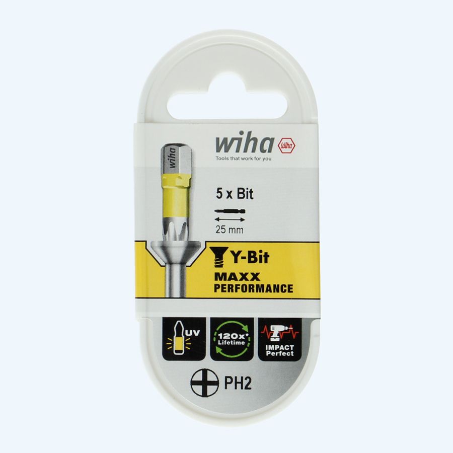 5 stuks Wiha Y-bit PH 2 