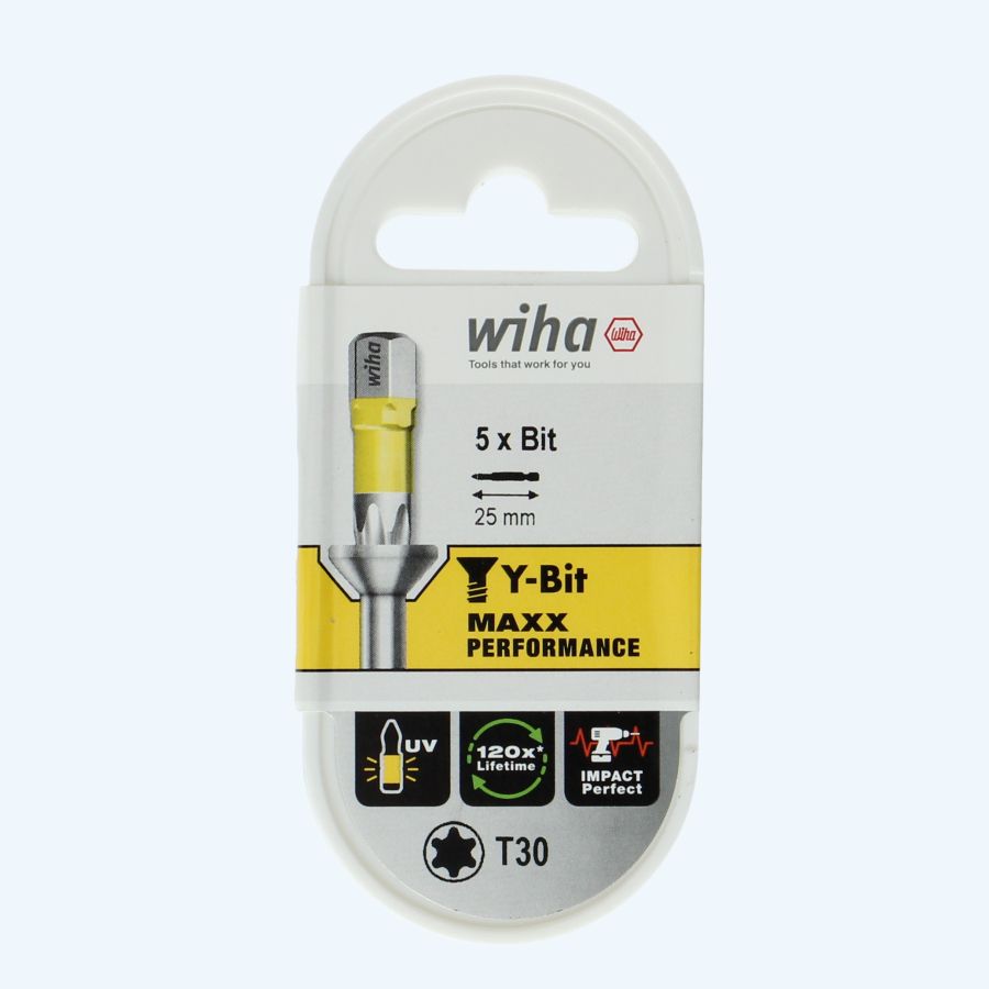 5 stuks Wiha Y-bit Torx 30