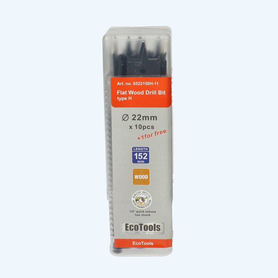 10+1 gratis speedboren 22,0 x 152 mm Type H