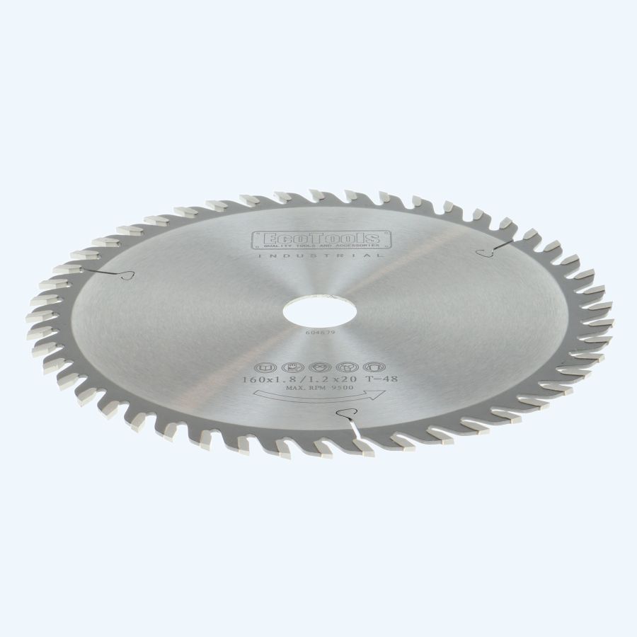 HM-zaagblad Industrial 160 x 20 mm T=48 (1,8/1,2 mm)