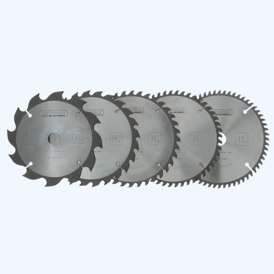 25-delige set HM-zaagbladen PROF 160 x 20 mm