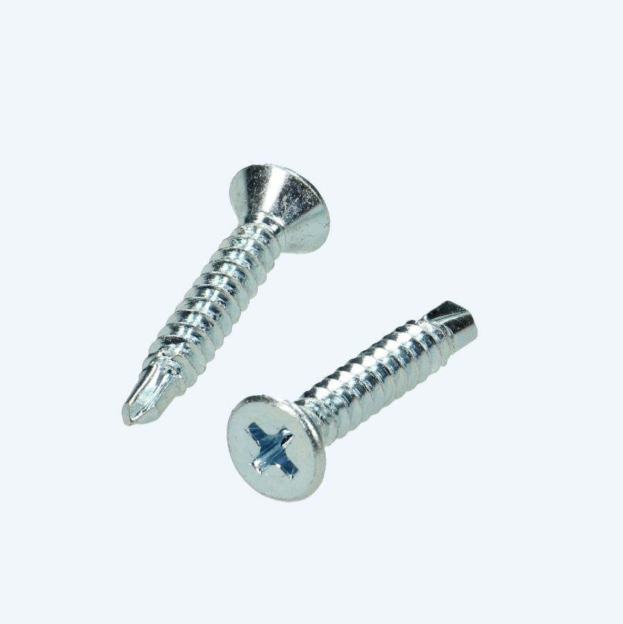 200 stuks zelfborende plaatschroeven platverzonken kop 3,5 x 13 mm