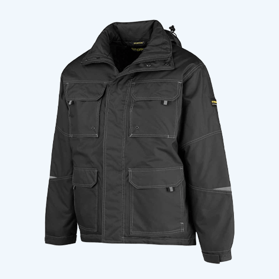Storvik parka werkjas Caton zwart (maat S)