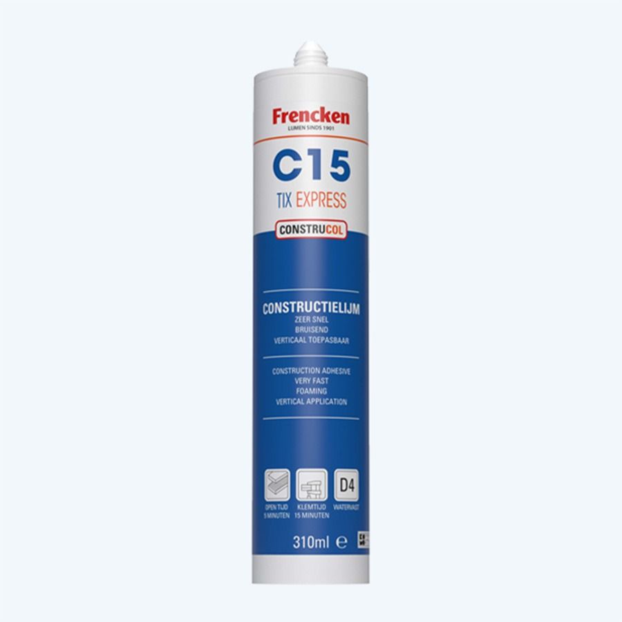 Frencken PU constructielijm C15 TIX Express 310 ml