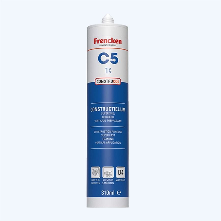 Frencken PU constructielijm C5 TIX 310 ml 