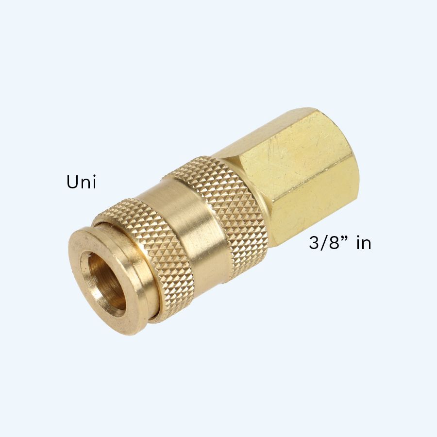 Universele snelkoppeling met 3/8" inwendig draad