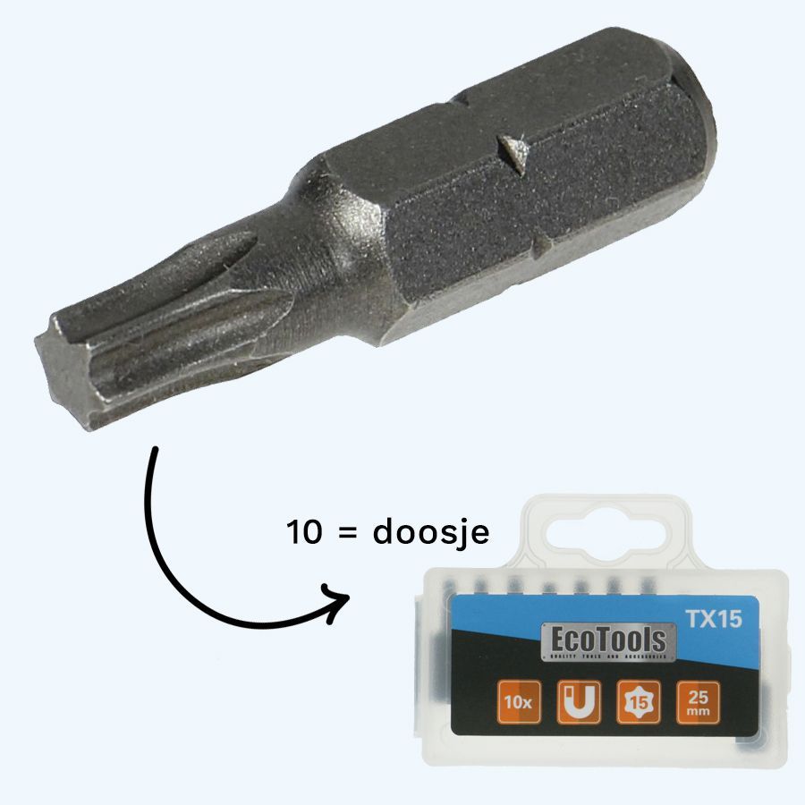 Torx 15 schroefbit