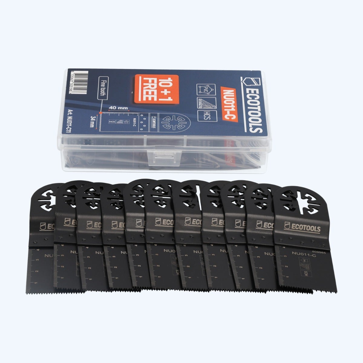 10+1 gratis multitool zaagbladen HCS type NU011-C 10+1 gratis multitool zaagbladen HCS type NU011-C