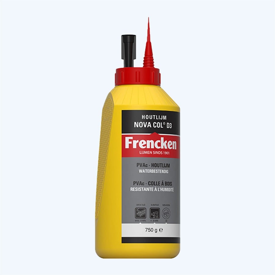Frencken houtlijm Nova Col D3 750 g Frencken houtlijm Nova Col D3 750 g
