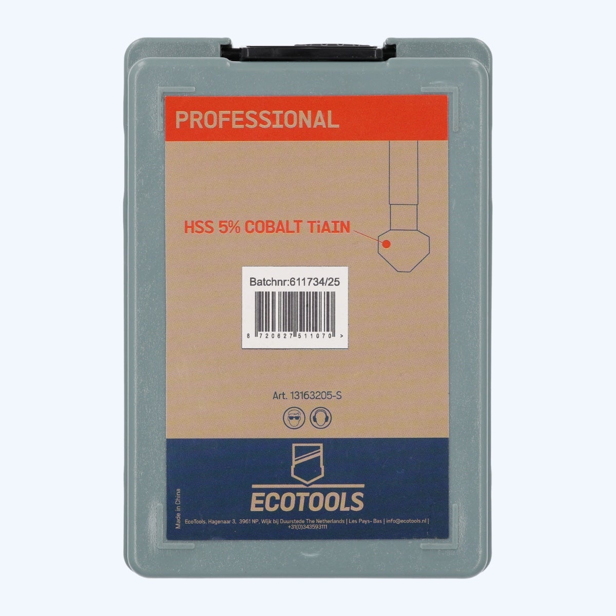6-delige set HSS 5% cobalt TiAlN verzinkboren 6-delige set HSS 5% cobalt TiAlN verzinkboren