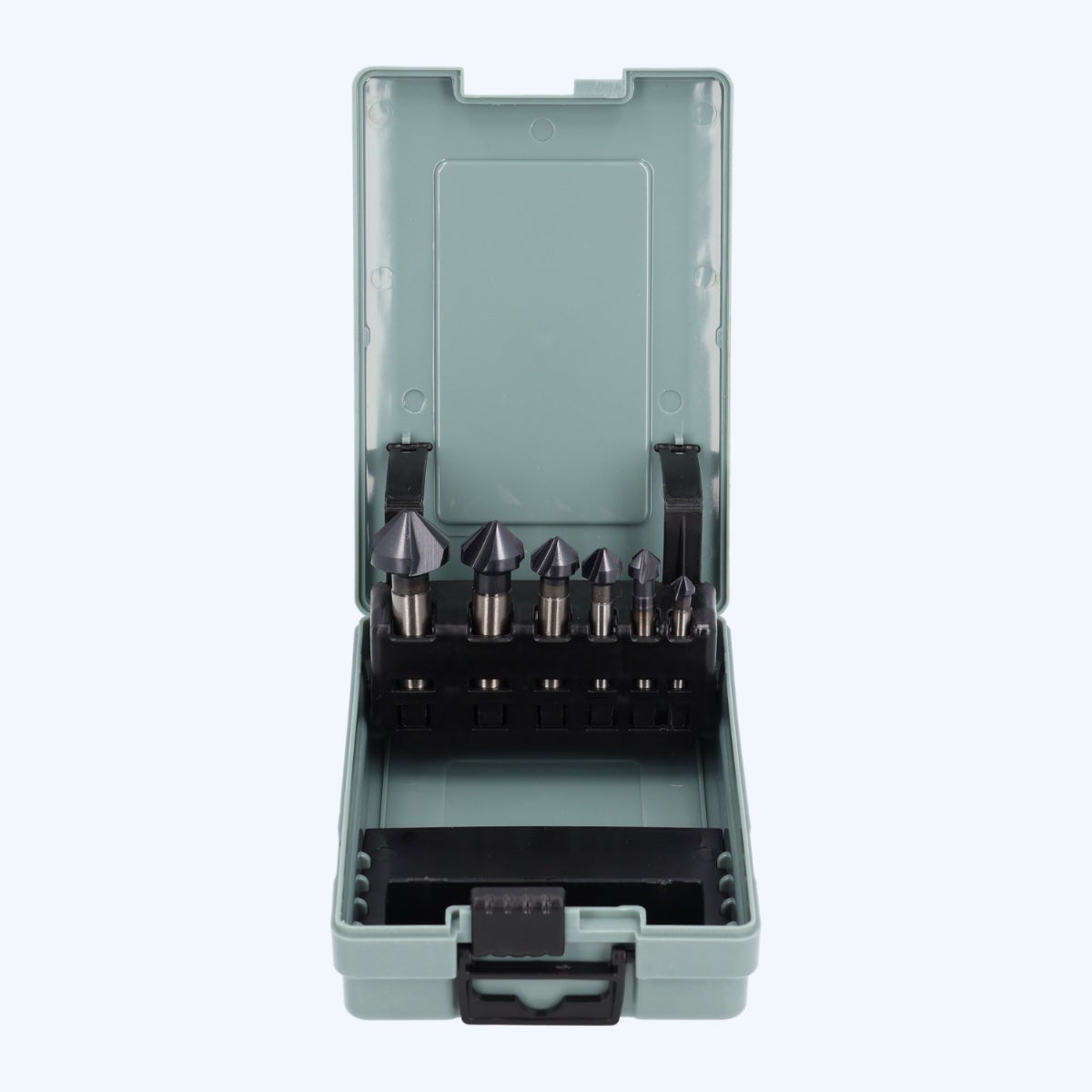 6-delige set HSS 5% cobalt TiAlN verzinkboren 6-delige set HSS 5% cobalt TiAlN verzinkboren