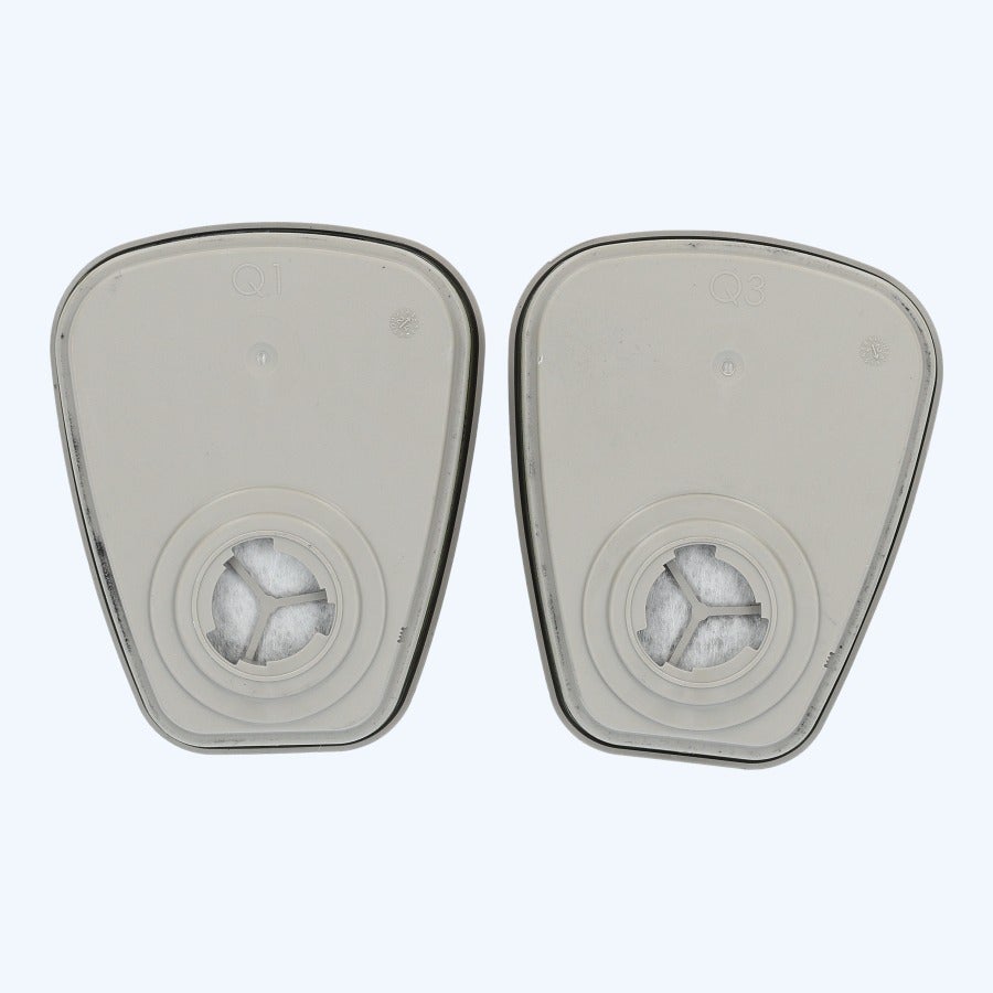 1 paar 3M ABEK1 filters voor 3M gelaatsmaker 6000 serie 1 paar 3M ABEK1 filters voor 3M gelaatsmaker 6000 serie