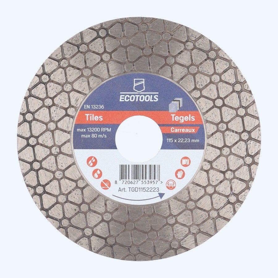 2-in-1 diamantschijf tegels 115 x 22,23 mm 2-in-1 diamantschijf tegels 115 x 22,23 mm