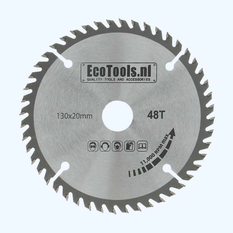 HM-zaagblad 130 x 20 mm T=48 (Eco-line) HM-zaagblad 130 x 20 mm T=48 (Eco-line)