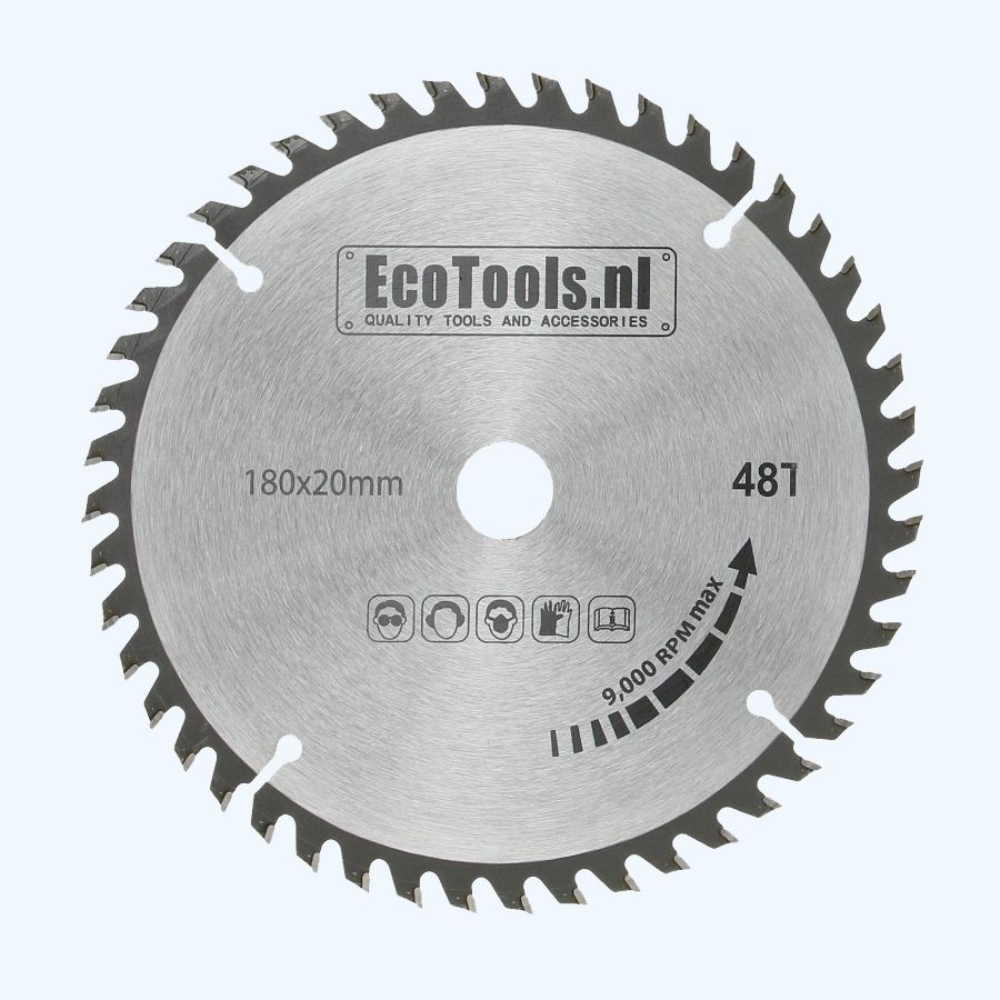 HM-zaagblad 180 x 20 mm T=48 (Eco-line) HM-zaagblad 180 x 20 mm T=48 (Eco-line)