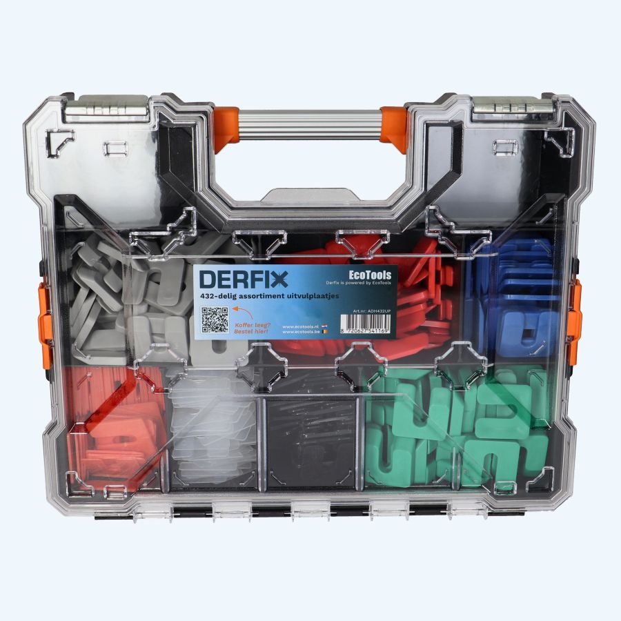 432-delig assortiment uitvulplaatjes in assortimentsdoos 432-delig assortiment uitvulplaatjes in assortimentsdoos