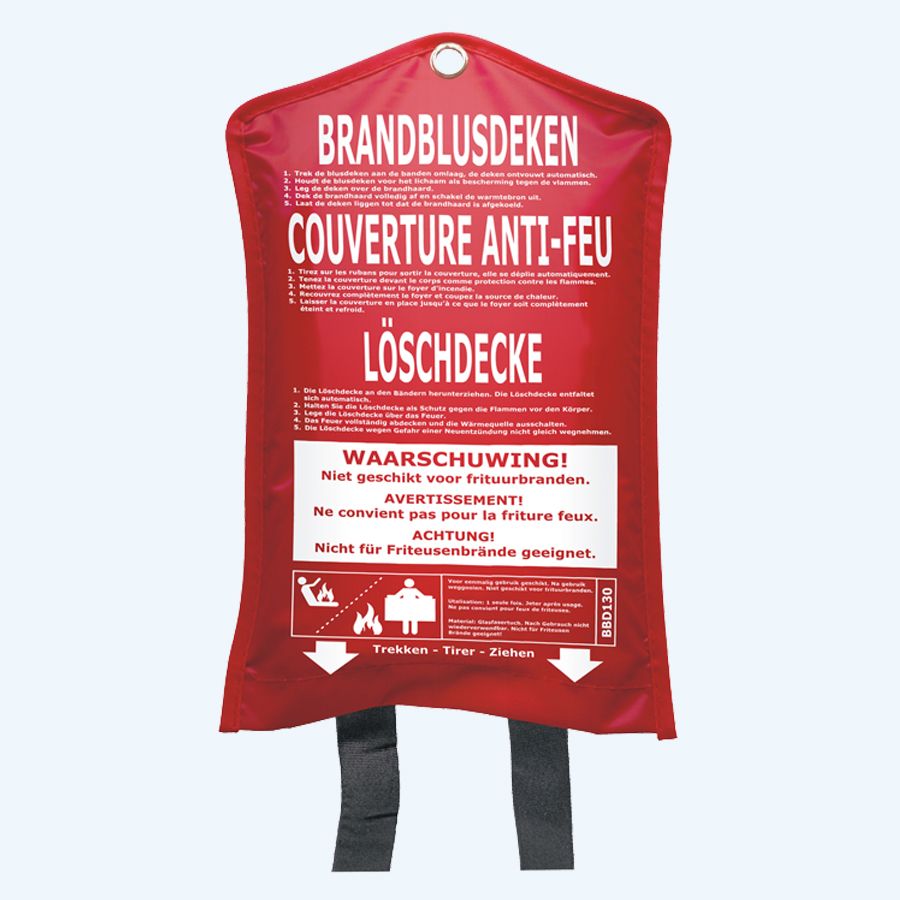 Brandblusdeken 1 x 1 meter Brandblusdeken 1 x 1 meter