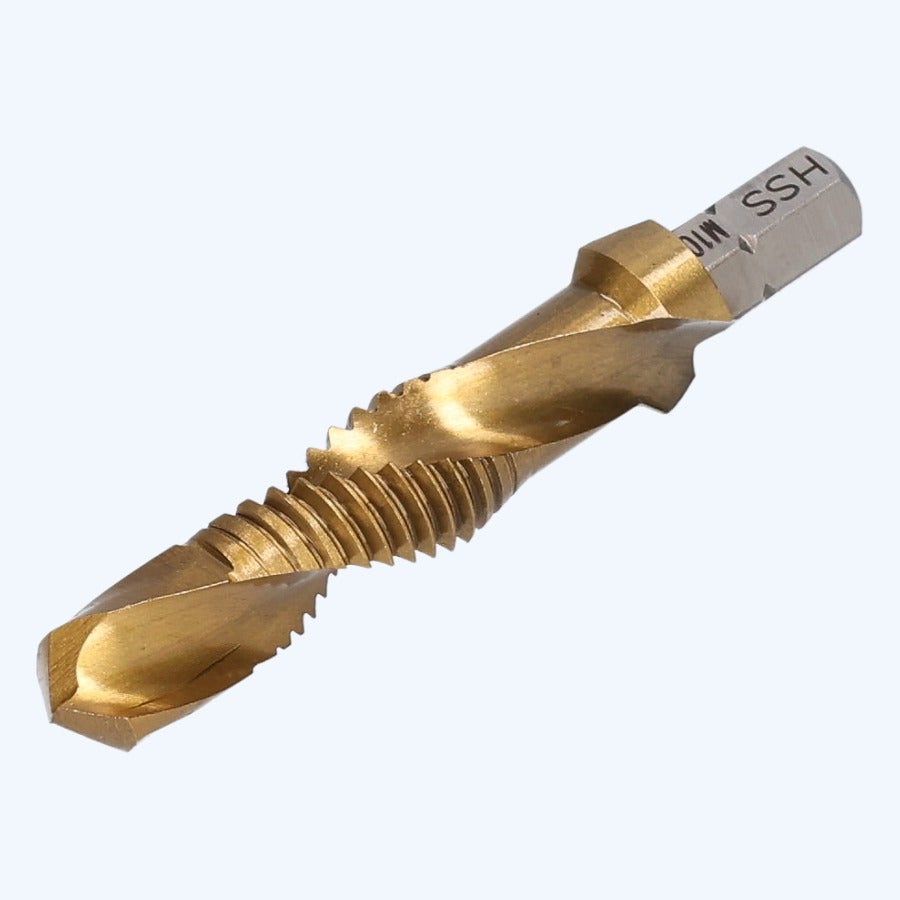 Boortap combinatie HSS M10 x 1,5 mm Boortap combinatie HSS M10 x 1,5 mm