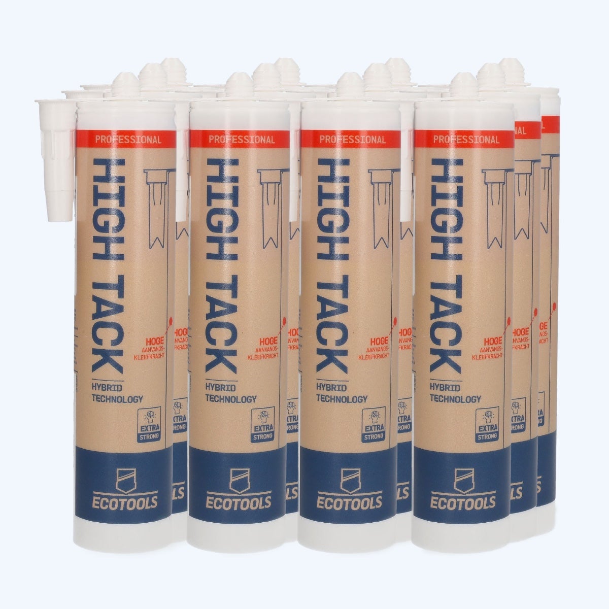 Doos EcoTools High Tack 290 ml WIT (12 stuks) Doos EcoTools High Tack 290 ml WIT (12 stuks)