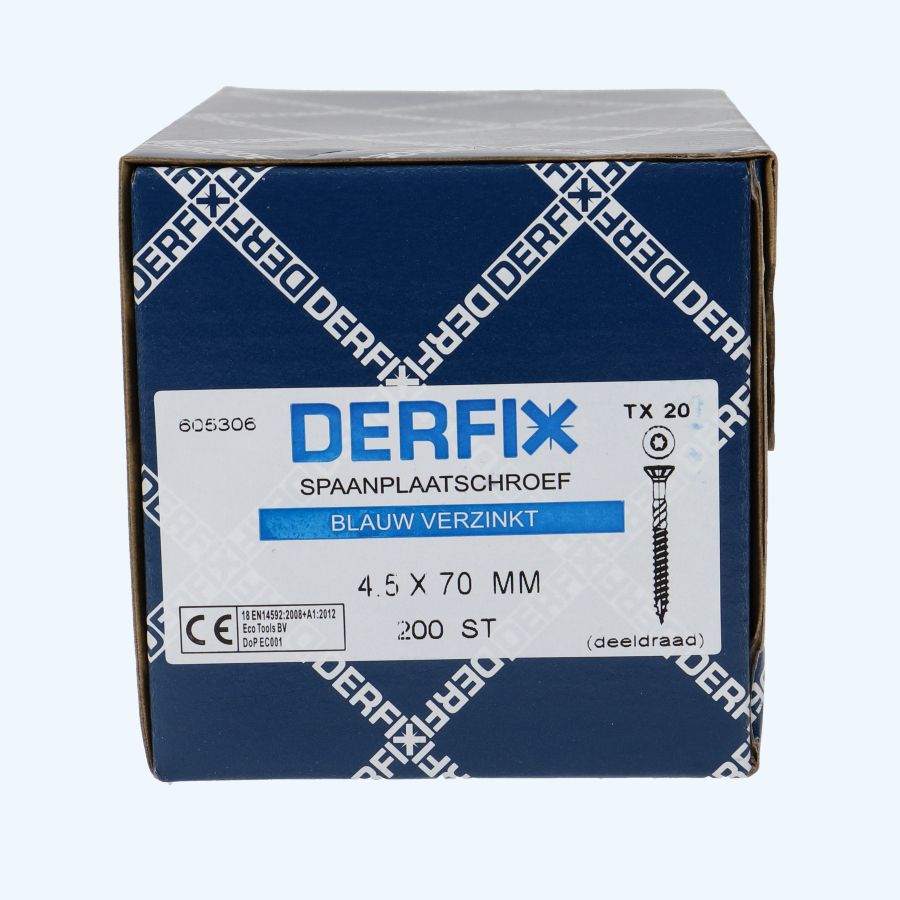 200 stuks verzinkte spaanplaatschroef 4,5 x 70 mm Torx (deeldraad) 200 stuks verzinkte spaanplaatschroef 4,5 x 70 mm Torx (deeldraad)
