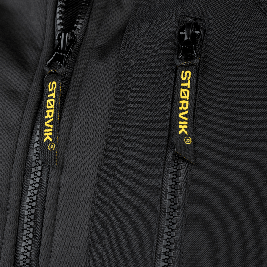Storvik softshell jas Zeus zwart (maat M) Storvik softshell jas Zeus zwart (maat M)