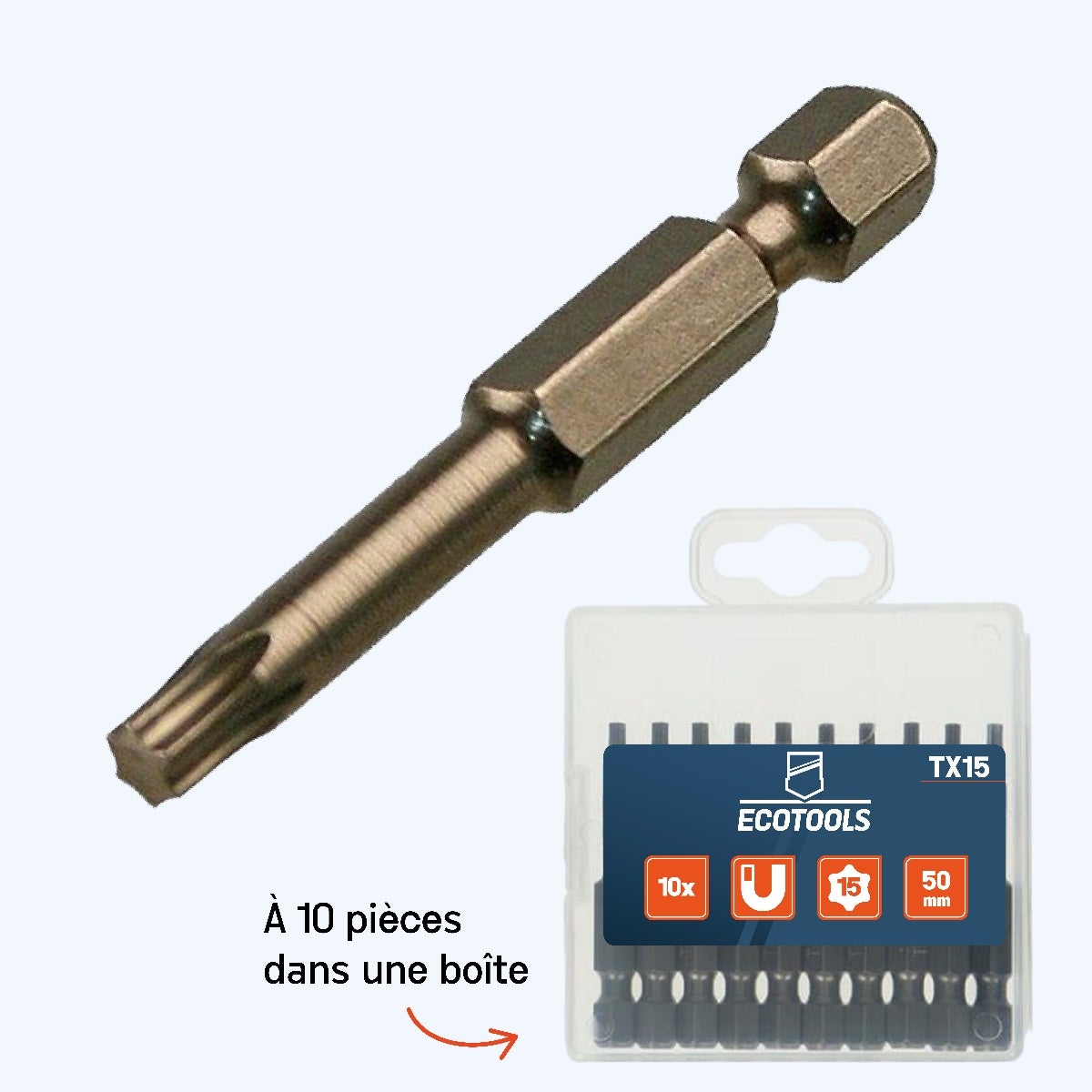 Embout Torx 15 x 50 mm Embout Torx 15 x 50 mm