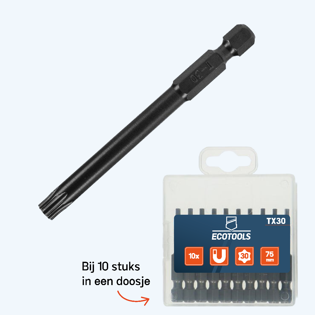 Torx bit 30 x 75 mm Torx bit 30 x 75 mm