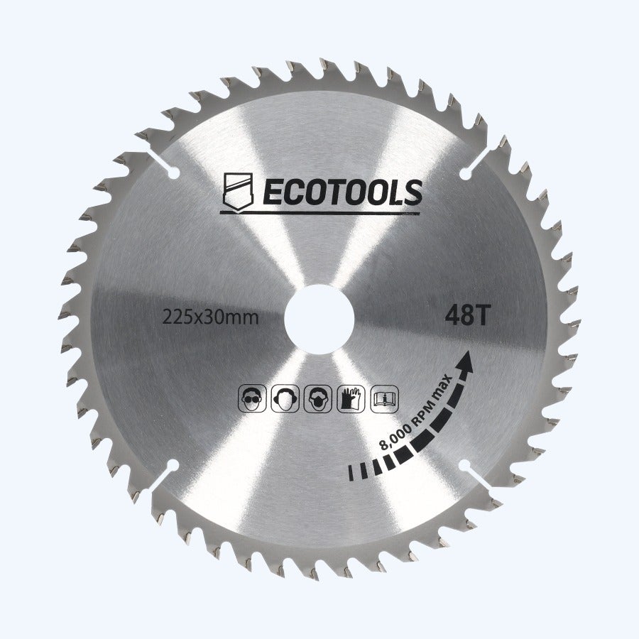 HM-zaagblad 225 x 30 mm T=48 (Eco-line) HM-zaagblad 225 x 30 mm T=48 (Eco-line)