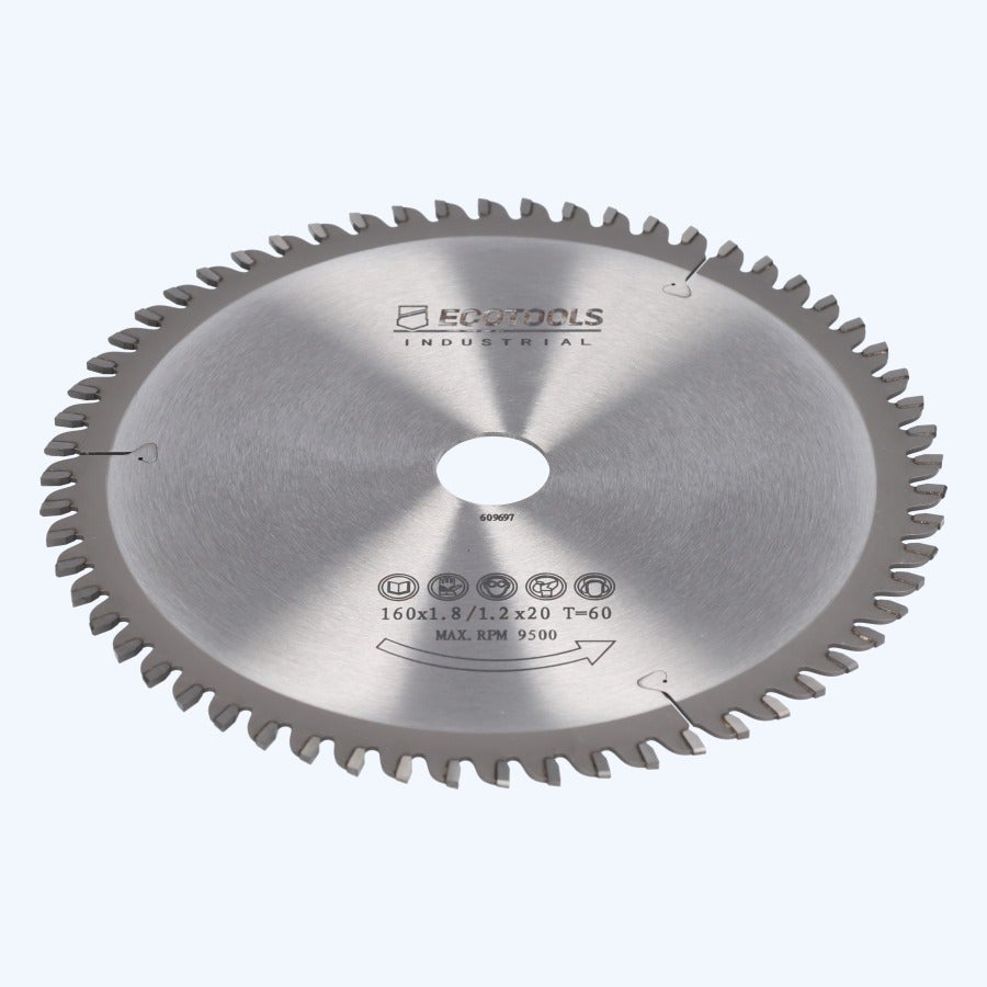 HM-zaagblad Industrial 160 x 20 mm T=60 (1,8/1,2 mm) HM-zaagblad Industrial 160 x 20 mm T=60 (1,8/1,2 mm)