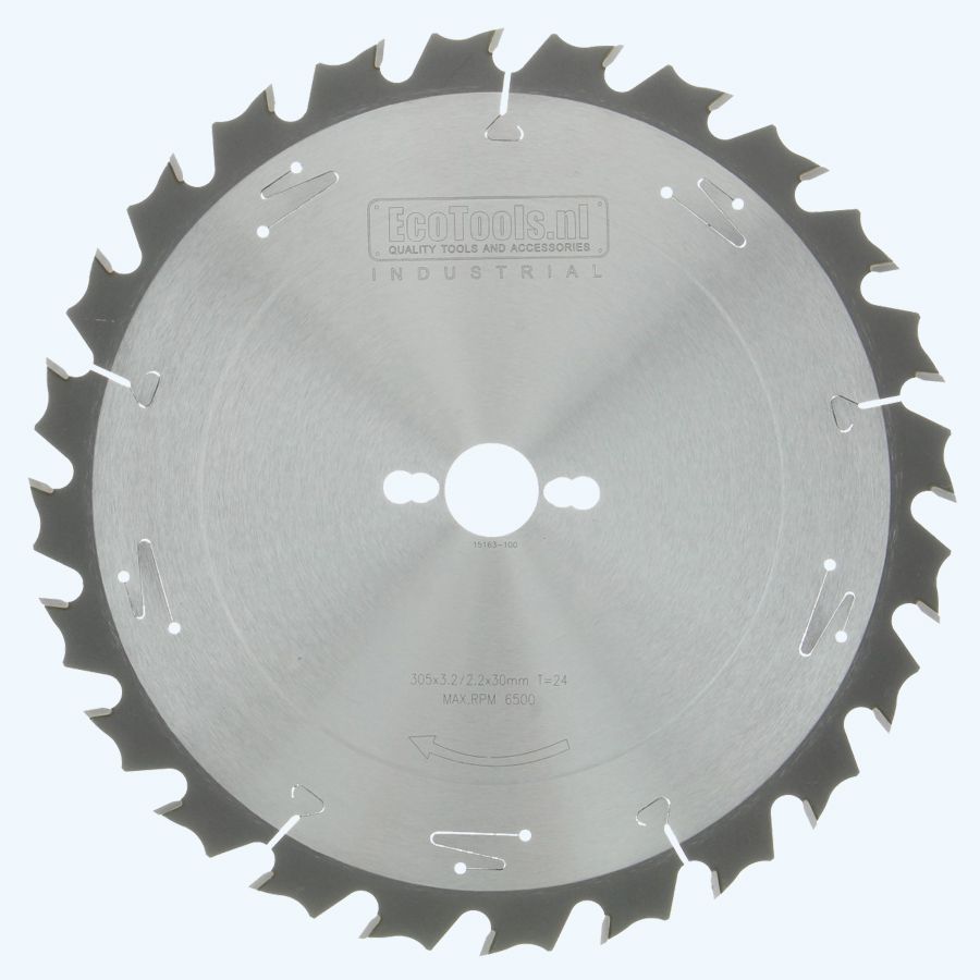 HM-zaagblad Industrial 305 x 30 mm T=24 HM-zaagblad Industrial 305 x 30 mm T=24