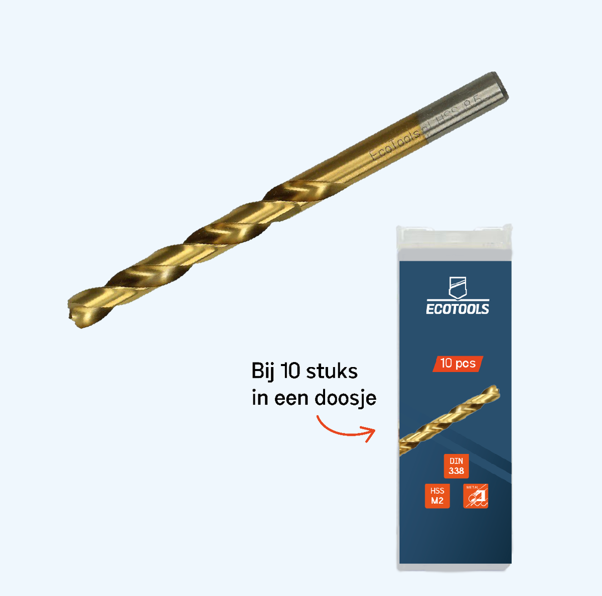 Metaalboor 4,2 mm HSS M2 met 7 edge point Metaalboor 4,2 mm HSS M2 met 7 edge point