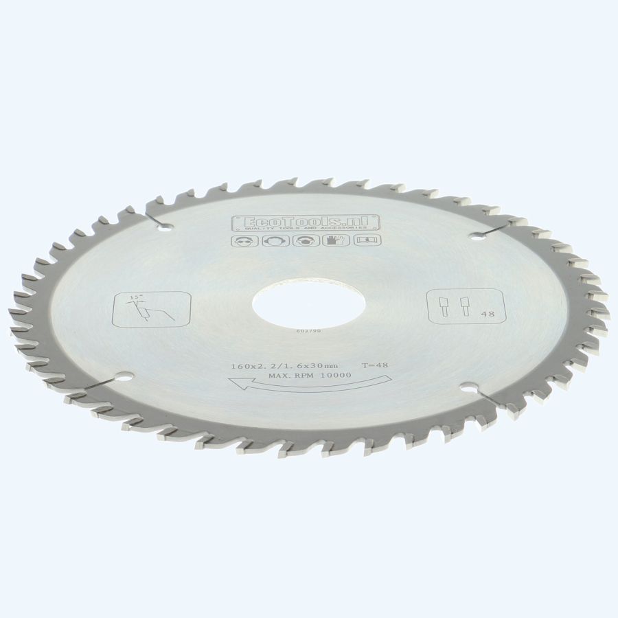 HM-zaagblad PROF 160 x 30 mm T=48 HM-zaagblad PROF 160 x 30 mm T=48
