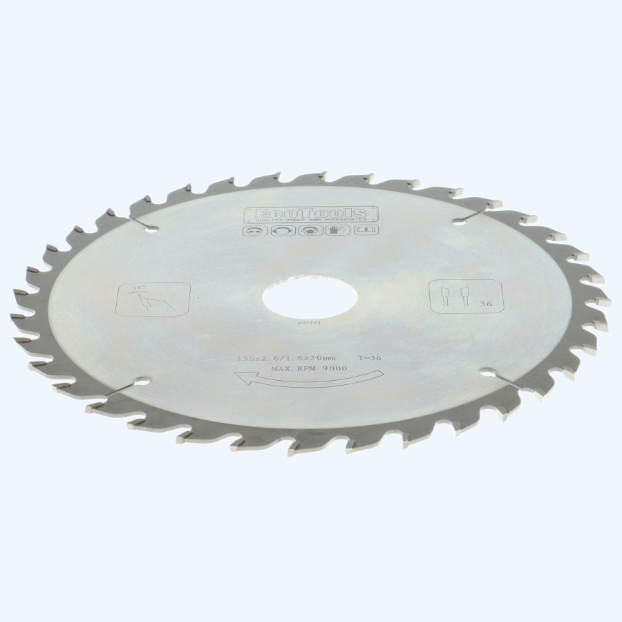 HM-zaagblad PROF 190 x 30 mm T=36 HM-zaagblad PROF 190 x 30 mm T=36
