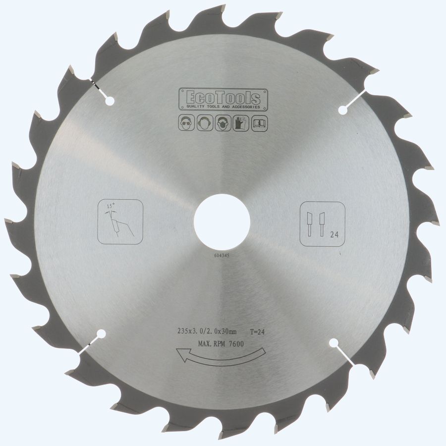 HM-zaagblad PROF 235 x 30 mm T=24 HM-zaagblad PROF 235 x 30 mm T=24