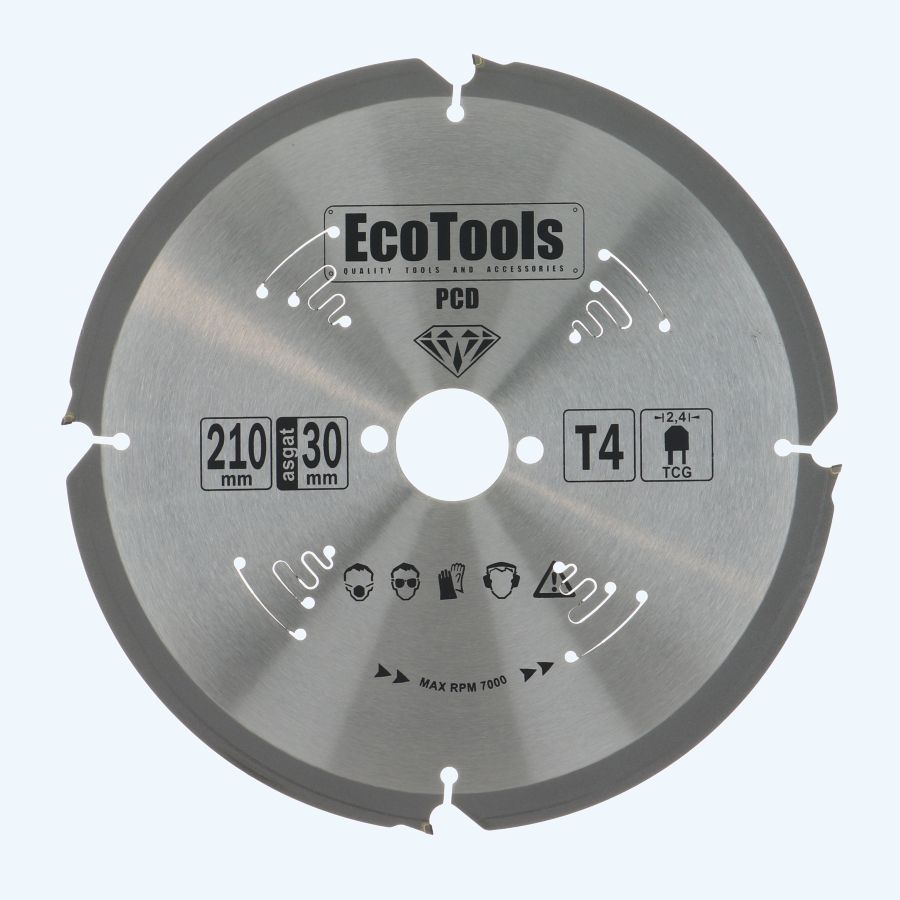 PCD zaagblad 210 x 30 mm T=4 PCD zaagblad 210 x 30 mm T=4