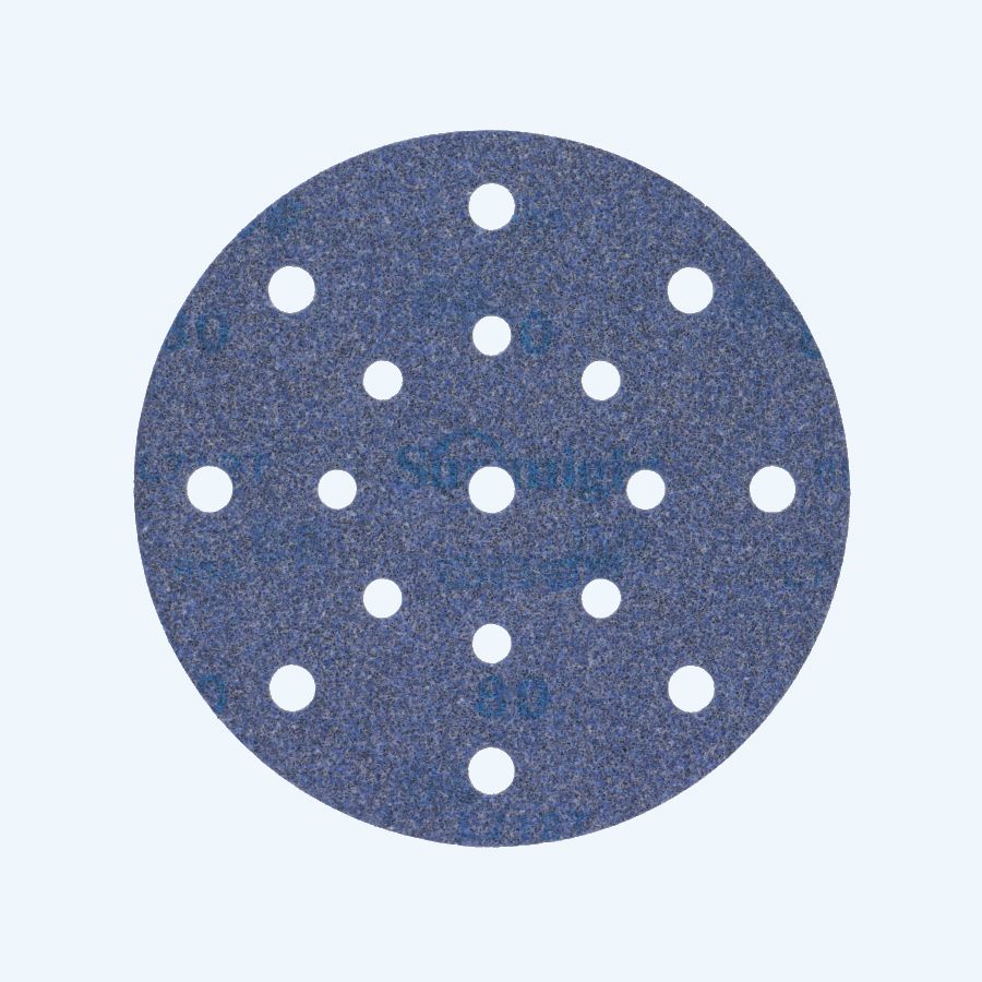 Ceramic schuurschijf 150 mm K100, 17 stofgaten Ceramic schuurschijf 150 mm K100, 17 stofgaten