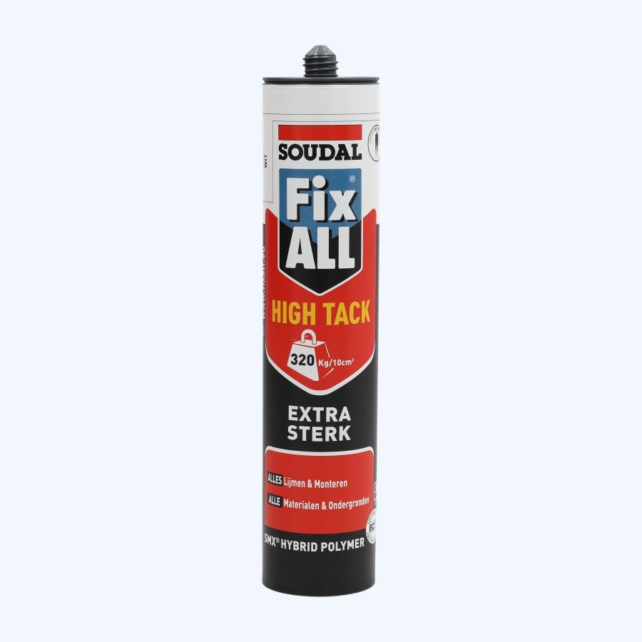 Soudal Fix-All High tack - 290 ml (zwart) Soudal Fix-All High tack - 290 ml (zwart)