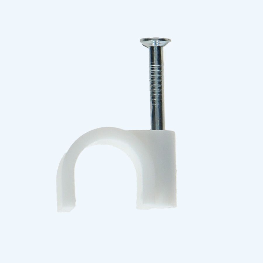 Spijkerclips 3,5 mm wit (100 stuks) Spijkerclips 3,5 mm wit (100 stuks)