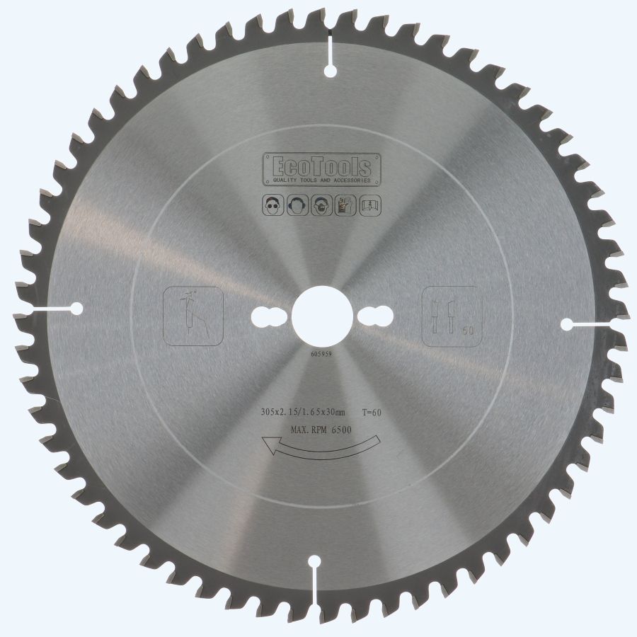 HM-afkortzaagblad 305 x 30 mm T=60 (1,65/2,15 mm) Prof HM-afkortzaagblad 305 x 30 mm T=60 (1,65/2,15 mm) Prof