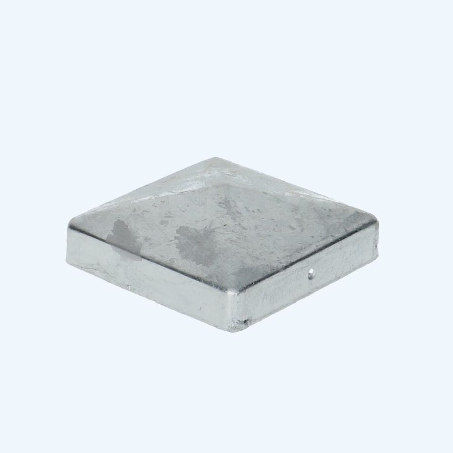 Paalornament verzinkt piramide 91 x 91 mm Paalornament verzinkt piramide 91 x 91 mm