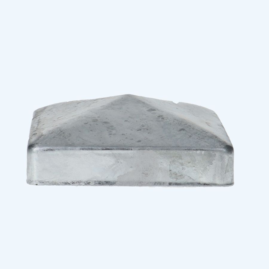Paalornament verzinkt piramide 91 x 91 mm Paalornament verzinkt piramide 91 x 91 mm