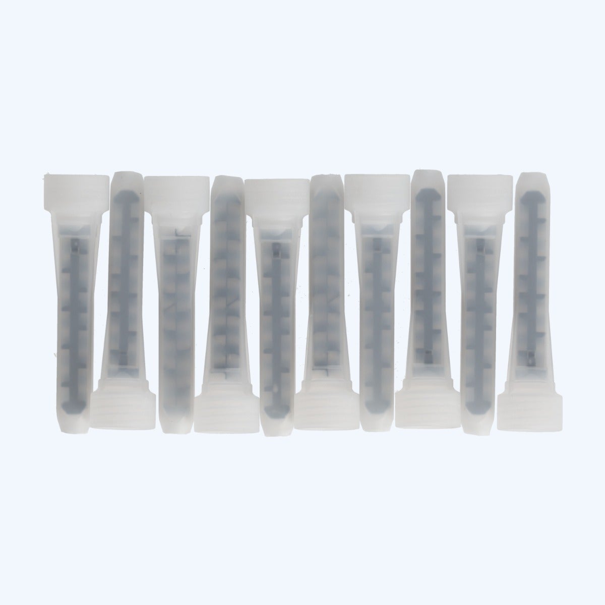 Becs mélangeurs statiques Woodcap Express - 10 pièces Becs mélangeurs statiques Woodcap Express - 10 pièces