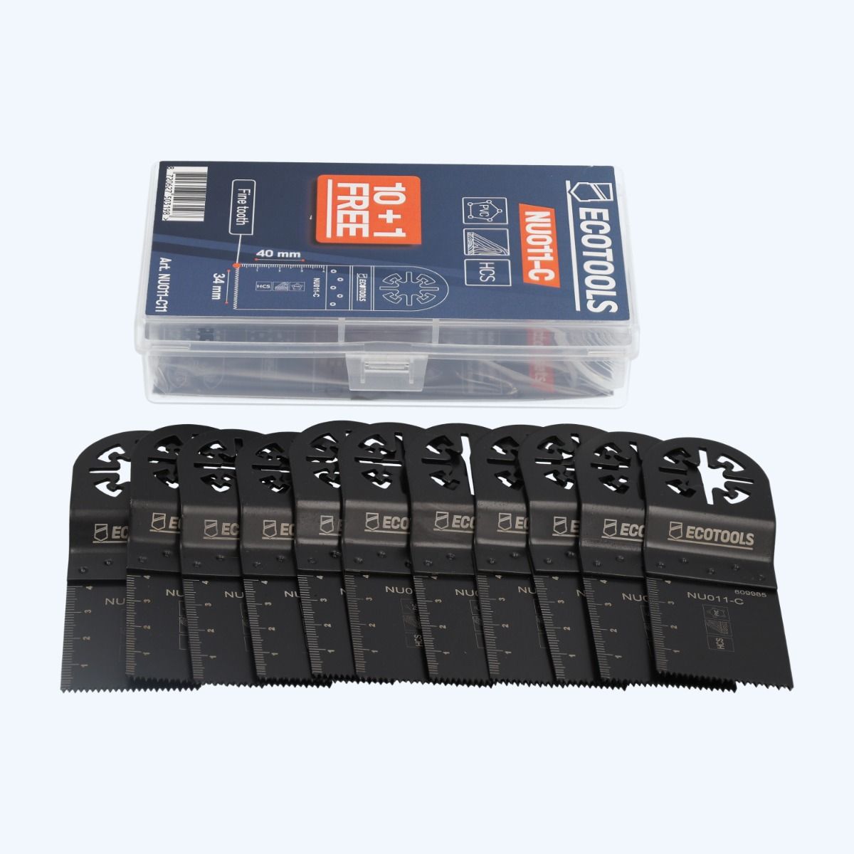 10+1 gratis multitool zaagbladen HCS type NU011-C
