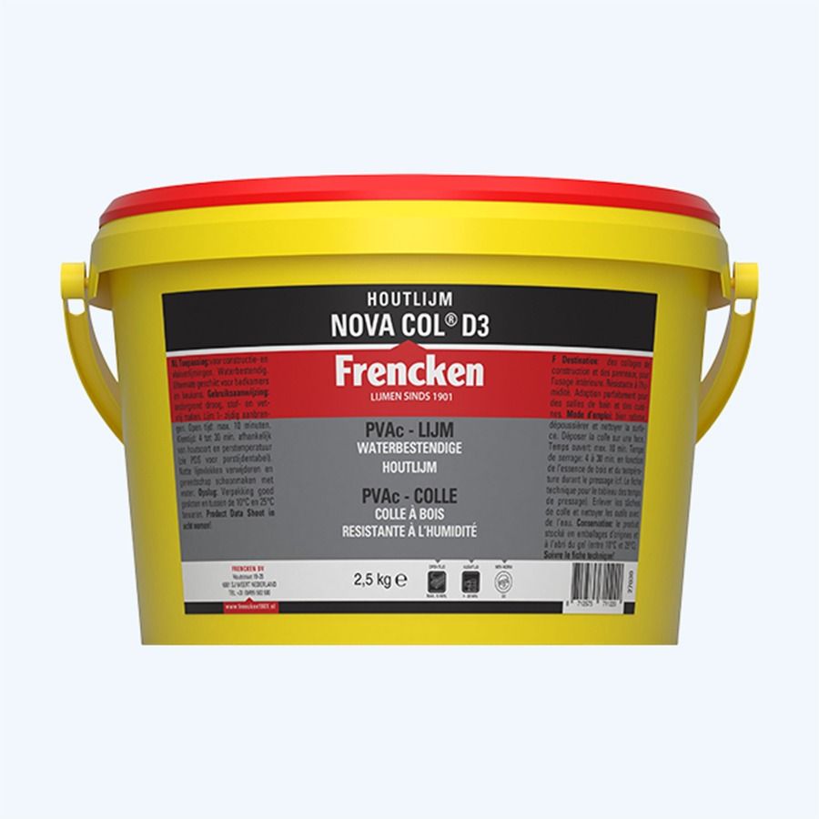Frencken houtlijm Nova Col D3 2,5 kg