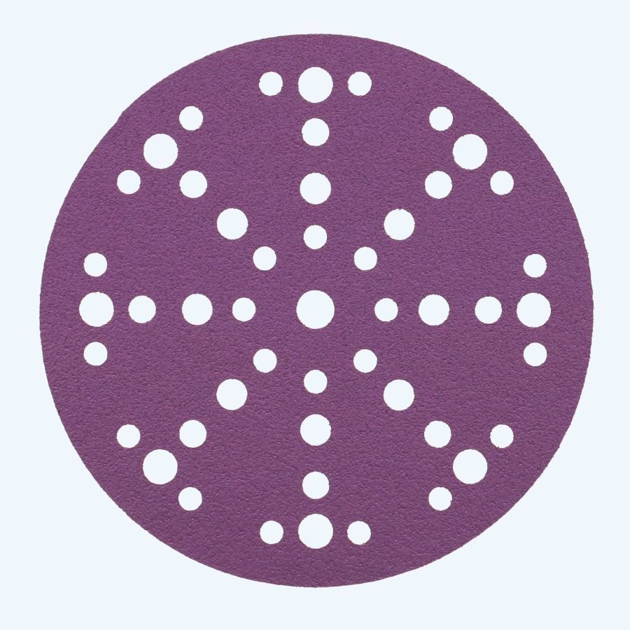 Basicline schuurschijf klittenband 150 mm, 49 stofgaten K180