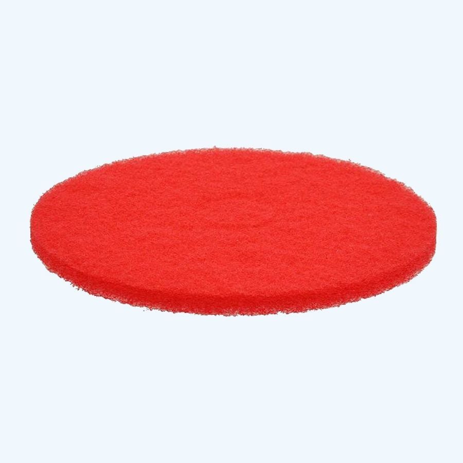 Boenpad 406 x 20 mm rood voor parket
