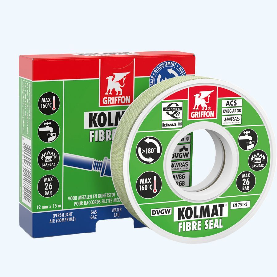 Griffon Kolmat® fibre seal 12 mm x 15 meter