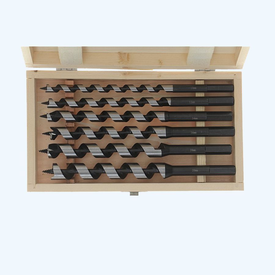 Slangenboorset 6-delig (lengte 230 mm)