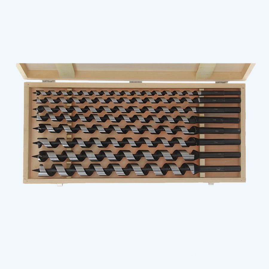 Slangenboorset 8-delig (lengte 400 mm)